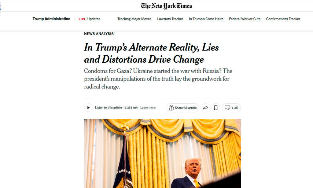 Análisis publicados por The New York Times