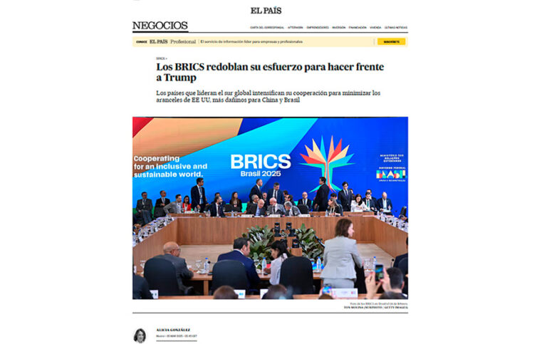 Alicia González en El país sobre los Brics