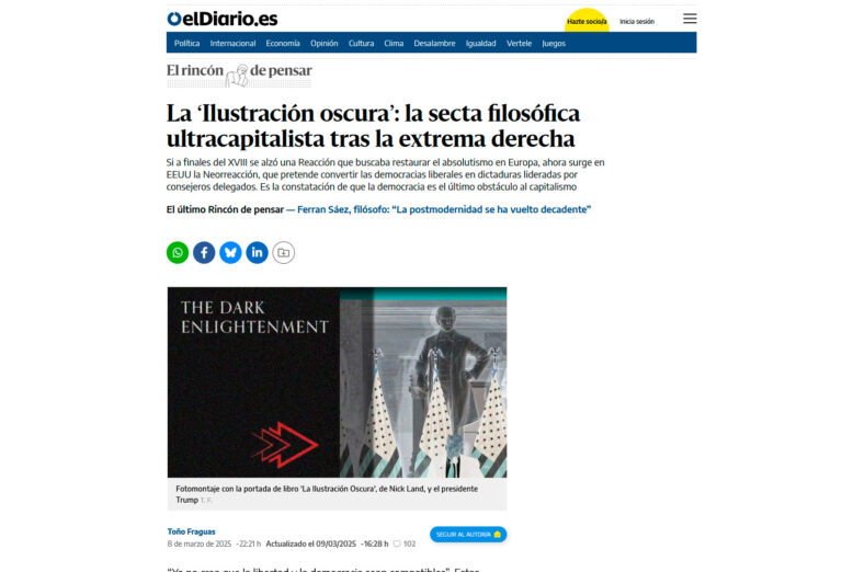 Artículo de Toño Fraguas en Eldiario.es sobre la ilustración oscura